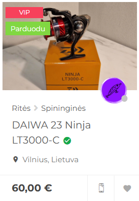 Daiwa Ninja LT3000-C