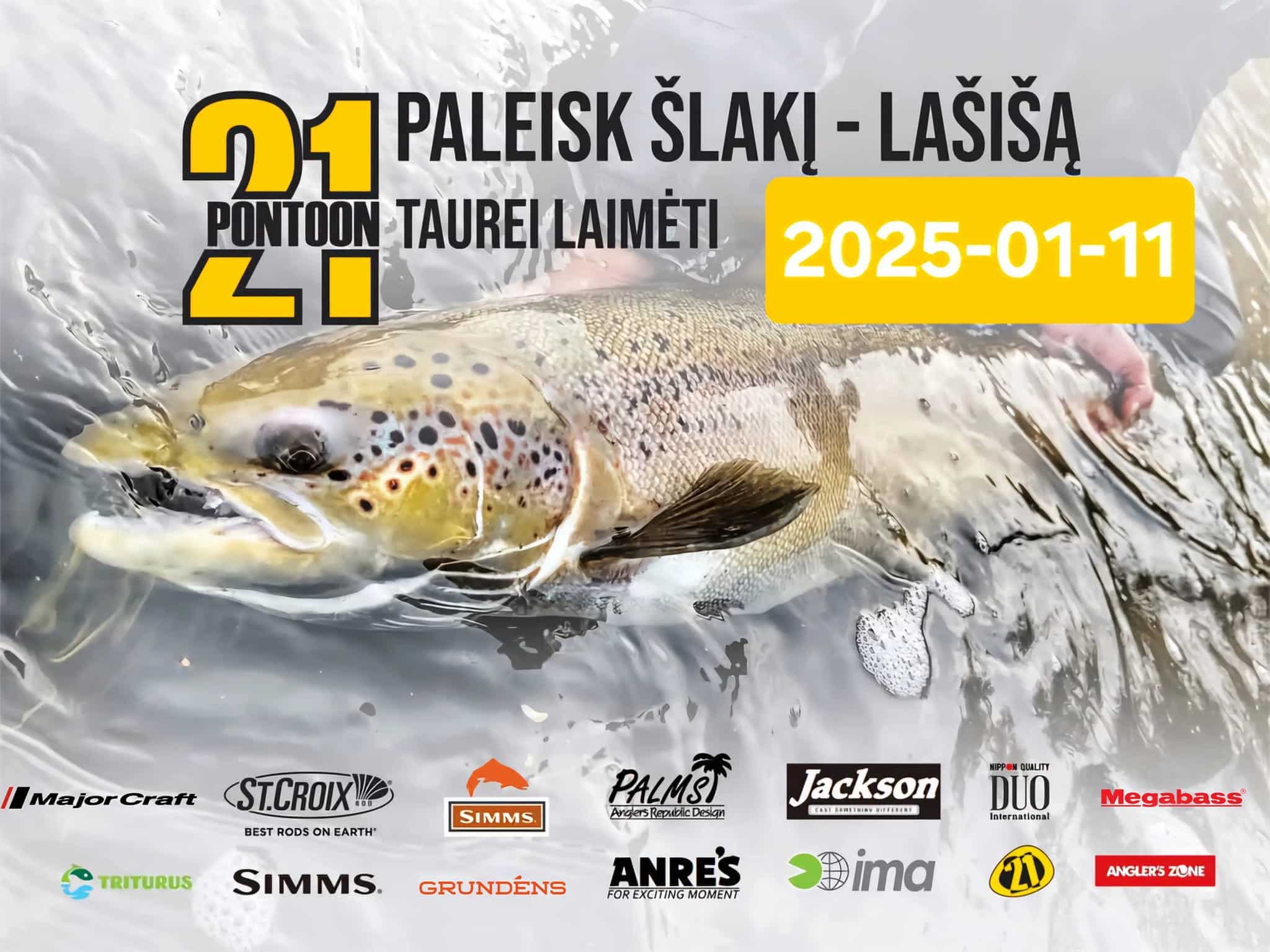 Paleisk Lašišą - Šlakį Pontoon21 Taurei laimėti