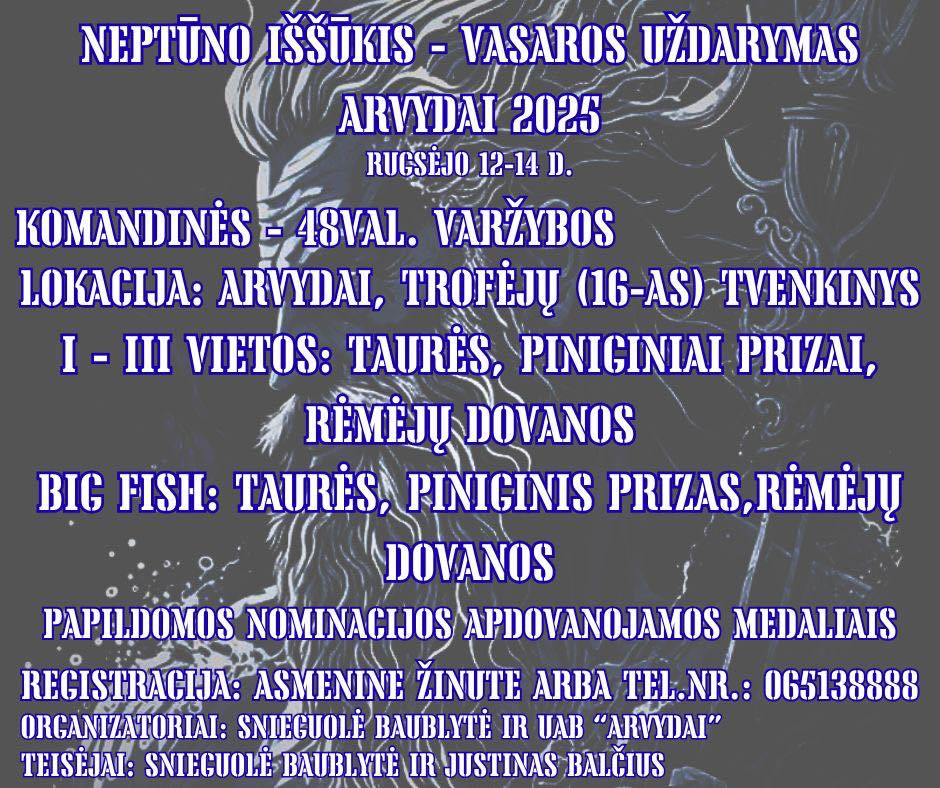 NEPTŪNO IŠŠŪKIS: SEZONO UŽDARYMAS