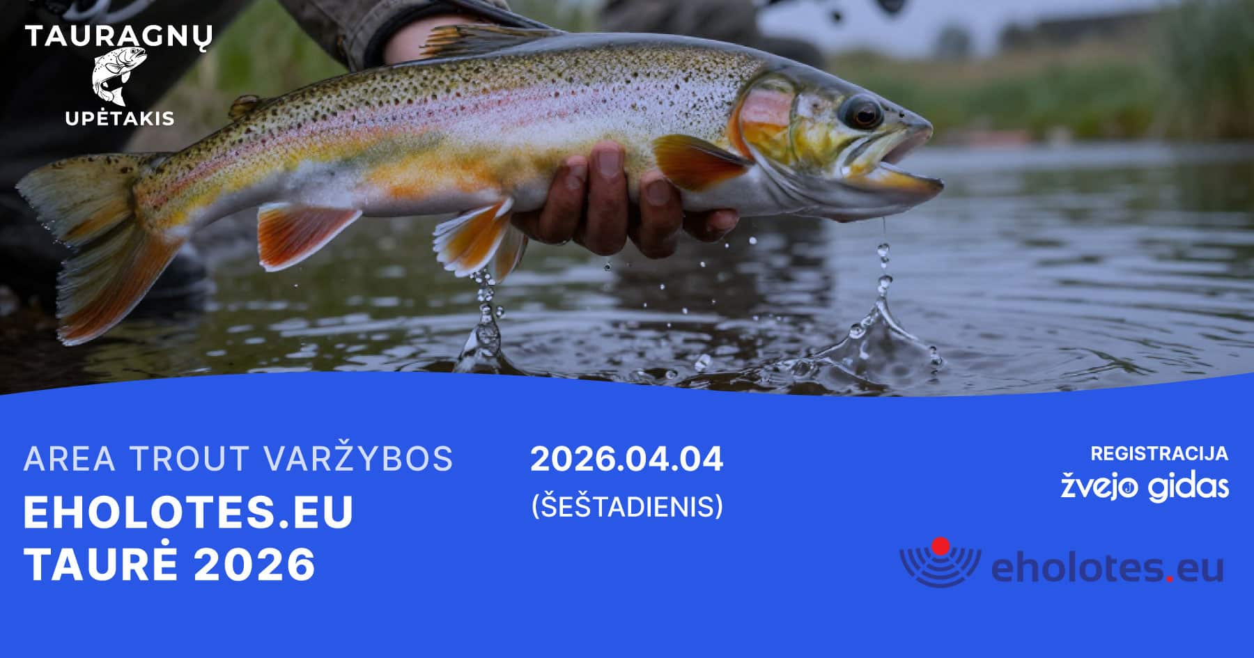 Area Trout varžybos Eholotes.eu Taurė 2026